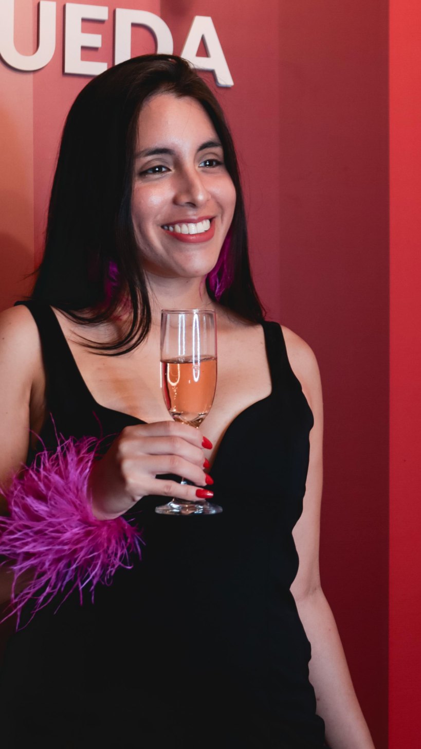 Marcela at the Avon Power Stay relaunch